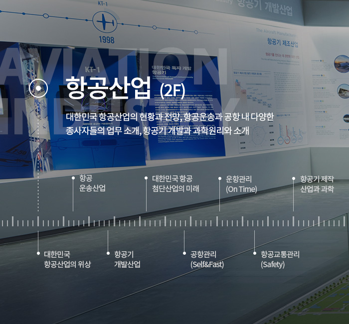 항공산업(대한민국 항공산업의 현황과 전망, 항공운송과 공항 내 다양한 종사자들의 업무 소개, 항공기 개발과 과학원리와 소개)